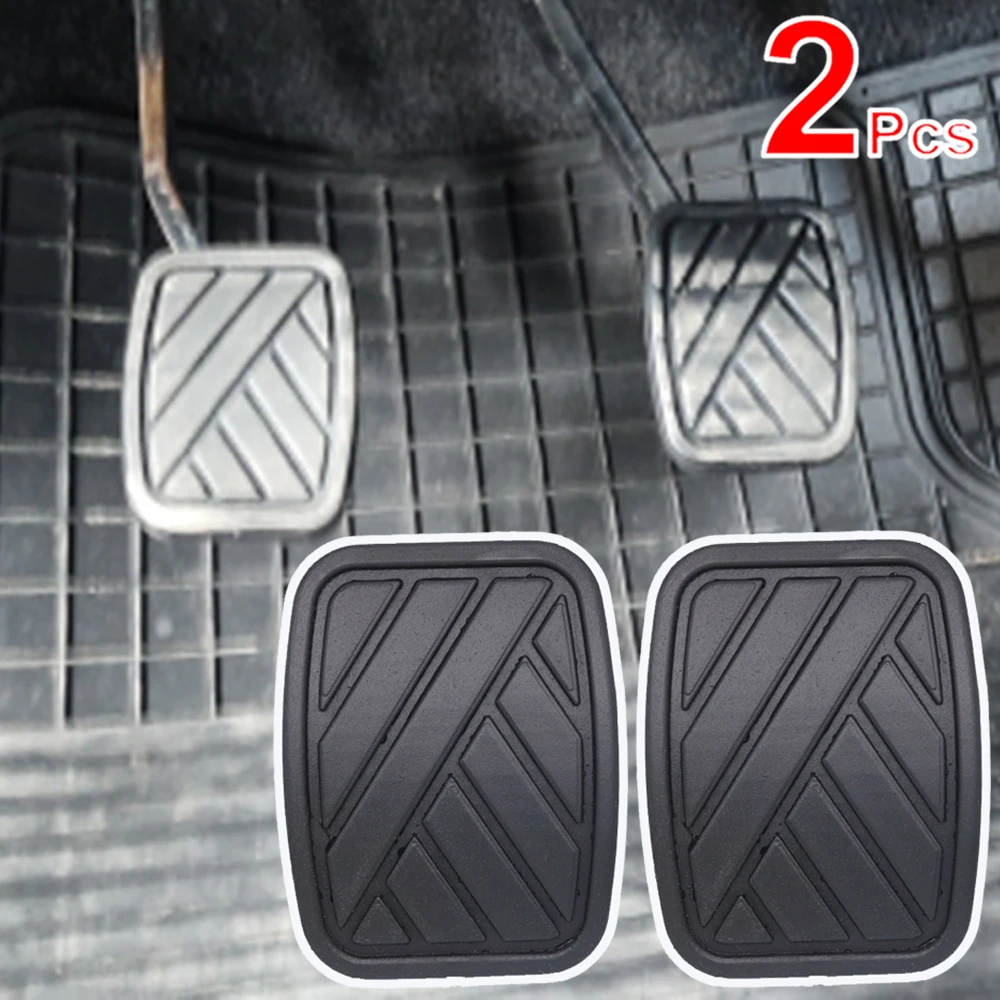 2Pcs Car Rubber Brake Clutch Foot Pedal Pad Cover For Suzuki SX4 GY/EY/R... - $7.93