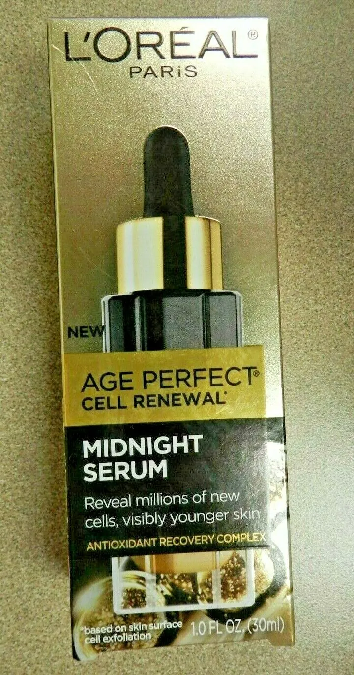 L&#39;OREAL PARIS Age Perfect Cell Renewal Midnight Serum 1.0 fl oz NEW IN BOX - $25.00