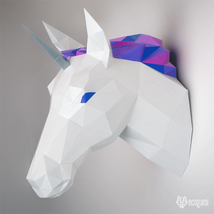Unicorn papercraft template - £7.99 GBP