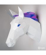Unicorn papercraft template - $10.00