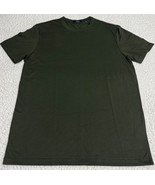 Theory Essential Crew Neck Tee T-Shirt Men Green Short Sleeve Designer S... - $704.18 MXN