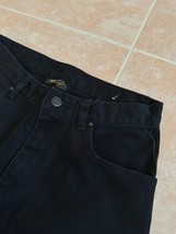 Wrangler wide open  leg Black Jeans Women Size 5/6 x  29.5 - £44.34 GBP