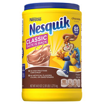 Nestle Nesquik Chocolate Powder Drink Mix 2.81LB Classic Taste 98 Servin... - $18.80