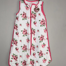 Betsey Johnson 0-3 Months Pink &amp; White Floral Sleep Sack - $13.72