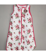 Betsey Johnson 0-3 Months Pink &amp; White Floral Sleep Sack - $253.60 MXN