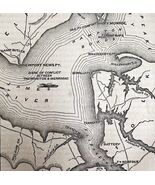 Civil War Map Fortress Monroe And Its Environs 1862 Victorian Military DWY3 - $733.58 MXN