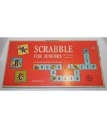 Vintage 1964 Selchow &amp; Righter Scrabble For Juniors Edition Two - £38.87 GBP