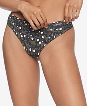 Calvin Klein Womens Invisibles Thong,Sunday Leopard_Fatigues,X-Large - £17.12 GBP
