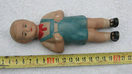 Antique USSR Soviet Russian Rubber Squeaker Boy About 1965 - $39.59