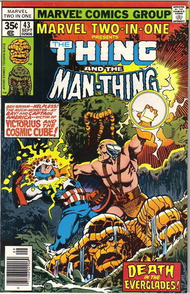 Marvel Two-In-One Comic Book #43 The Thing and Man-Thing Marvel 1978 VERY FINE- - £3.38 GBP