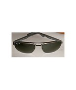 Ray-Ban Sunglasses RB3528 029/9A Black Gunmetal Gray Polarized Lenses - $109.59 CAD