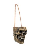 Tan Skull 27959 Decapitated Head Treat Bag Candy Pail Bucket Latex 10&quot; L - $726.19 MXN