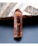 RARE AAAAA SALMON PINK  BRAZILIAN IMPERIAL TOPAZ TERMINATED GEM CRYSTAL ... - $383.57 CAD