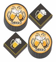 HOME &amp; HOOPLA Beer Party Supplies and Beer Theme Decorations (Cheers and Beers B - £12.79 GBP