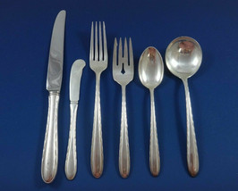 Silver Flutes by Towle Sterling Silver Flatware Set For 12 Service 76 Pieces - £2,963.90 GBP