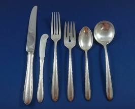 Silver Flutes by Towle Sterling Silver Flatware Set For 12 Service 76 Pieces - £2,919.34 GBP