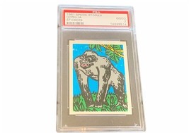 Spook Stories Leaf Trading Card 1961 vtg PSA 2 Monster King Kong Gorilla Sticker - £156.39 GBP