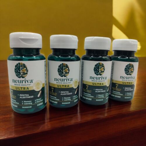 4x Neuriva Brain Health ULTRA MENTAL ALERTNESS 14 Capsules Each EXP 12/2025+