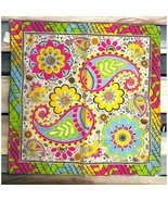 Limited Girl Scouts Scarf Bandana Little Brownie Bakers Paisley Colorful... - £6.27 GBP