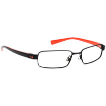 Nike Eyeglasses 8093 001 Polished Black/Total Crimson Rectangular 50[]16... - $99.99