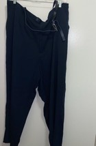 Covington Women’s Black Dressy Pants 22W P Petite Waist 44” W/ Belt New NWT - £8.91 GBP