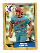 1987 Topps #710 Gary Gaetti Minnesota Twins - £1.09 GBP