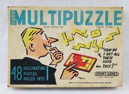VINTAGE 1960s Spears Multipuzzle Game 48 in 1 - £23.79 GBP