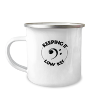 12 oz Camper Mug Coffee Funny Keeping it low key  - £15.94 GBP