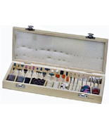 228 piece Rotary Tool Accessories Set with Wooden Storage Box - £23.28 GBP