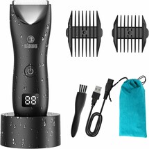 Favrison Body Hair Trimmer For Men, Waterproof Pubic Groin Hair Trimmer For Mens - £25.83 GBP