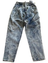 Vintage 80s Streetwear Womens sz 9 Acid Wash  Denim Mom Jeans new High waist - £19.75 GBP