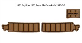 1995 Bayliner 2355 Swim Platform Pad Boat EVA Foam Faux Teak Deck Floor Pad FS - £233.25 GBP