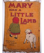 Vintage Saalfield’s Tiny Muslin Books Mary Had A Little Lamb - £7.85 GBP