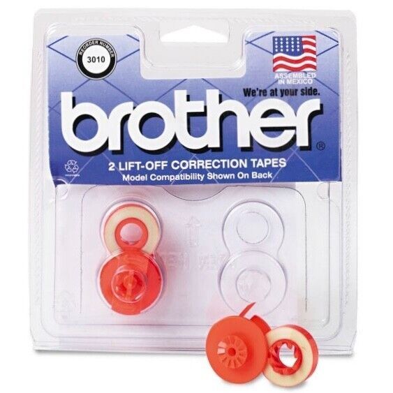 Brother 3010 Compatible Lift-Off Correction Tape 2-Pack - $5.75
