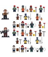 Rick Grimes and Daryl Dixon Zombie Minifigures The Walking Dead Sets - $40.99