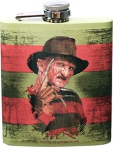 Nightmare On Elm Street Freddy Krueger Stainless Steel 7 Ounce Hip Flask UNUSED - £12.16 GBP