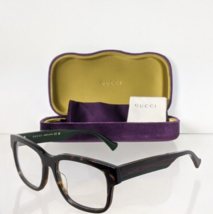 Brand New Authentic Gucci Eyeglasses GG 1303 005 Tortoise GG 1303O 57mm XL - $247.49