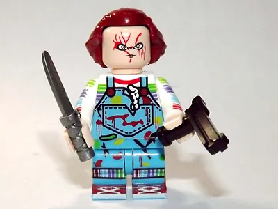 JKStore Chucky V2 Childs Play Horror Movie Halloween Minifigure - £4.50 GBP