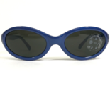 Vuarnet Kids Sunglasses B400 Blue Round Frames with Black Lenses 50-20-110 - $46.59