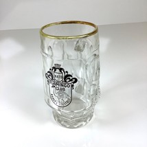 Flamingo Club NCO Naples Italy US ARMY NATO Glass Mug Stein Cup 6” Brewe... - $27.12