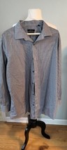 Mark Anthony Slim Fit  Checkered Button-Down Shirt Size 18 1/2 - £9.07 GBP