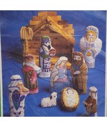 Nativity Scene W03050 Stichery Stamped Embroidery Kit Bernat by Laurel B... - $474.61 MXN