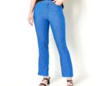 Susan Graver Colored Denim Straight-Leg Ankle Jeans- Royal Blue, REGULAR 14 - $29.69