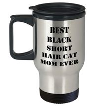 Funny Black Short Hair Cat Mom Loves Christmas Unique Gifts from Friends Travel  - $24.45