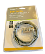 Cable Lock Targus Defcon CL Laptop Combination 6.5 Feet Long New PA410U - £13.79 GBP