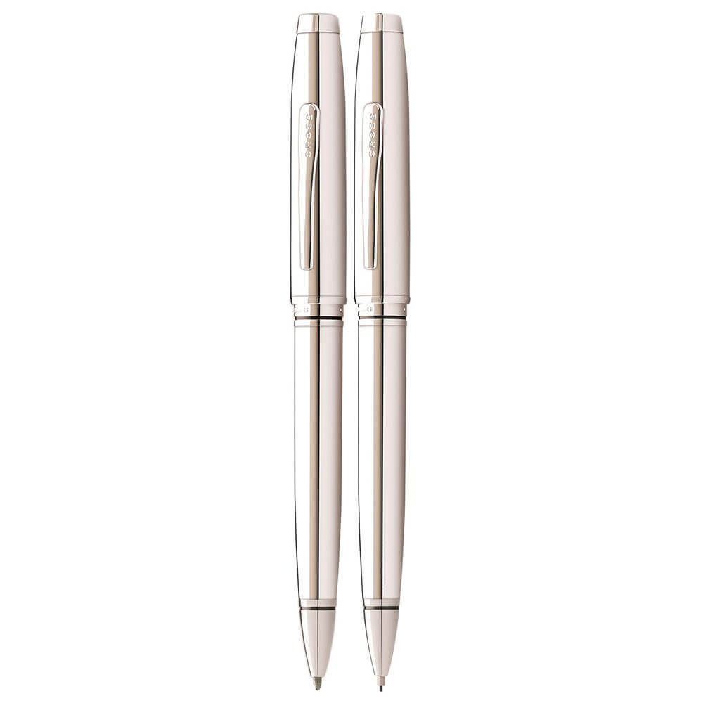 Cross Cross Coventry Lustrous Polished Chrome Pen and Pencil Set - $82.64