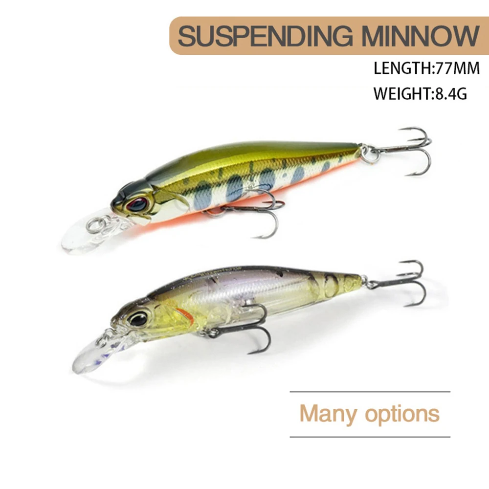 Sporting 7.7cm 8.4g Fishing Lure Minnow Wobbler Lure Rozante 77SP Long Cast Susp - £23.89 GBP