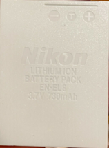 Genuine Nikon EN-EL8 3.7V 730mAh Li-Ion Battery for Coolpix S50, S50c, S51 - $10.98