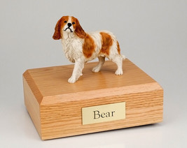 King Charles Spaniel Standing Dog Pet Cremation Urn Avail 3 Diff Colors &amp; 4 Size - £135.71 GBP+