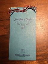 Vintage American Express Travel Services European Tour Itinerary Book 1953 - £13.96 GBP